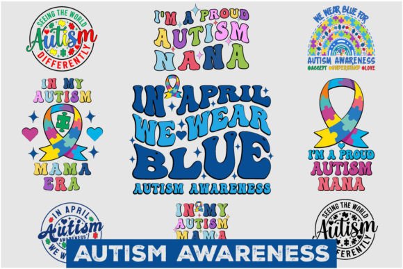 Autism Awareness SVG Bundle for T-Shirt Designs