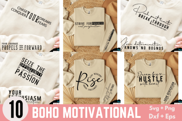 Boho Motivational SVG Bundle: Graphics & T-Shirt Designs Review