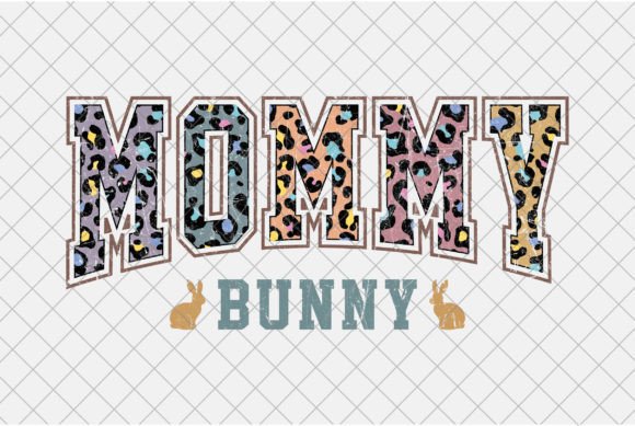 Mama Easter Mommy Bunny PNG: Sublimation T-Shirt Graphics