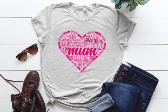 Mother's Day SVG Shirt Graphics for T-Shirt Designs