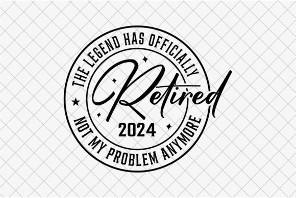 Retirement SVG Officially Retired 2024: T-Shirt Graphics Review