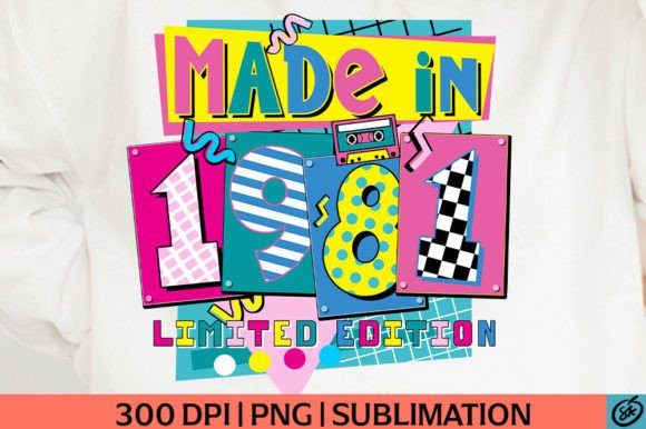 Retro Made in 1981 PNG Sublimation DTF Design Review