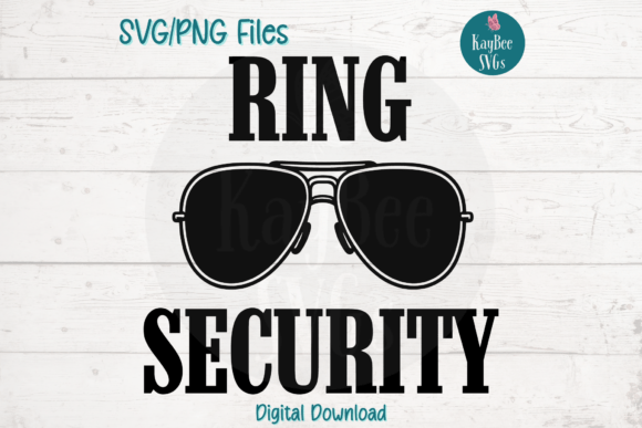 Ring Security Wedding Ring Bearer Graphics for T-Shirt Designs