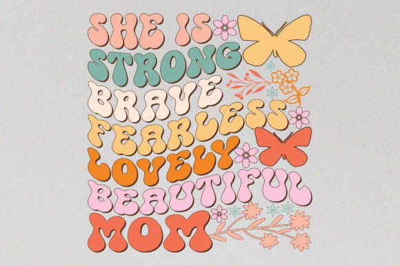 She Is Strong Mom Graphics & T‑Shirt Design Review