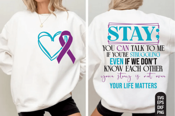 Suicide Prevention Svg & Semi Colon T-Shirt Designs Graphics